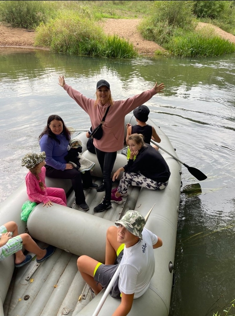 Не обошлось без экстремального путешествия по реке Киржач