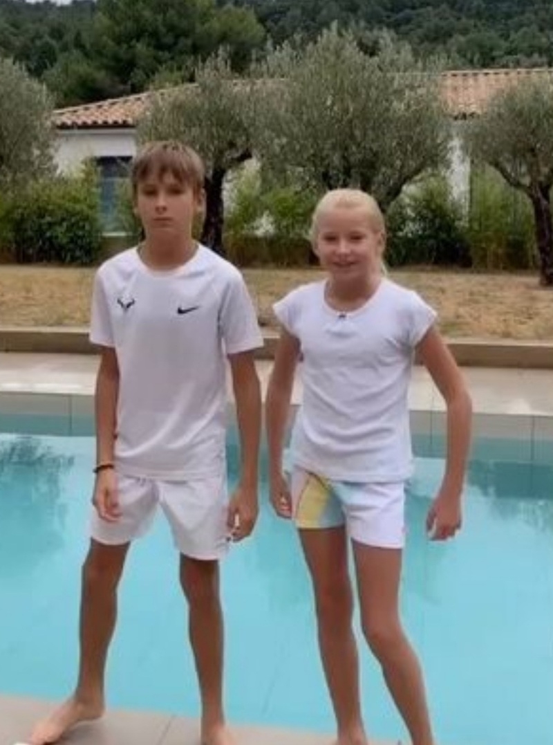 Дети актера растут талантливыми спортсменами