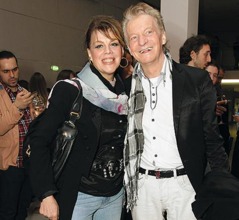 Любовь Казарновская с мужем