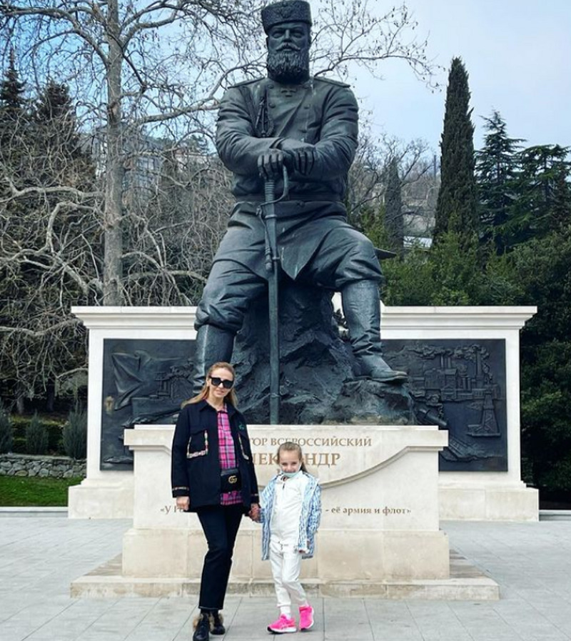 Татьяна Навка с дочерью