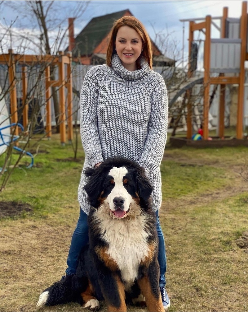 Спортсменка души не чает в своем питомце