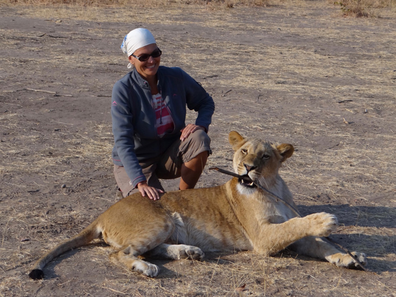 Нина Шацкая в Кении