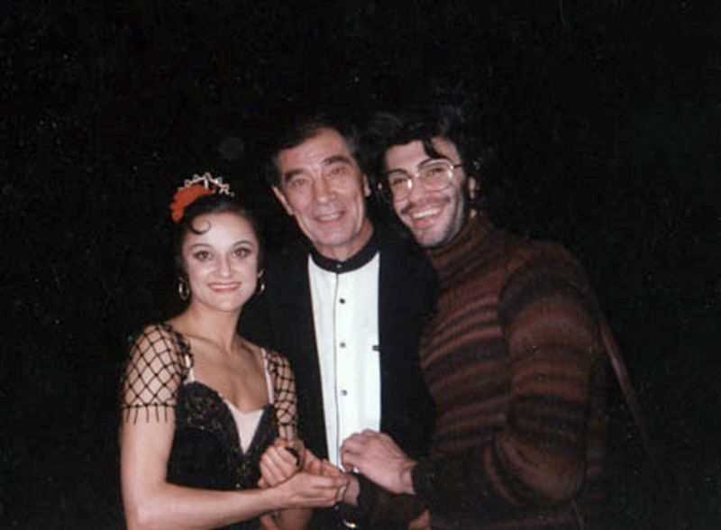 Борис Праздников, Николай Цискаридзе и Галина Степаненко