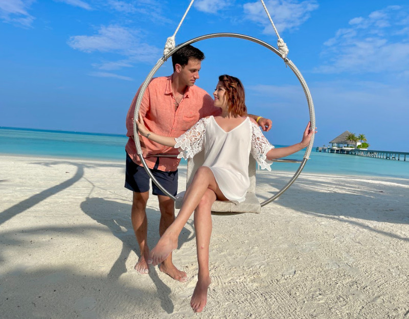 Екатерина Боброва с мужем отдохнули на Мальдивах