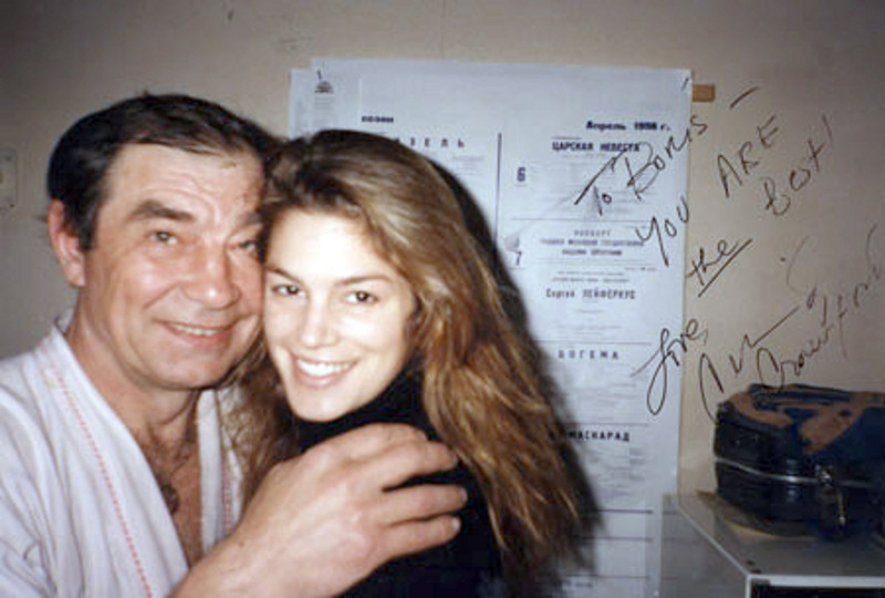 Борис Праздников и Синди Кроуфорд