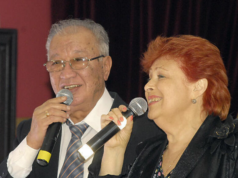 Стакан Рахимов и Алла Иошпе