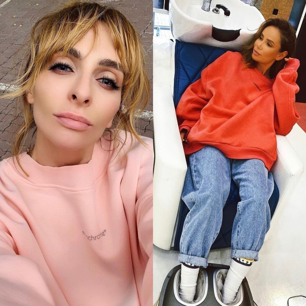 Катя Варнава и Айза Долматова