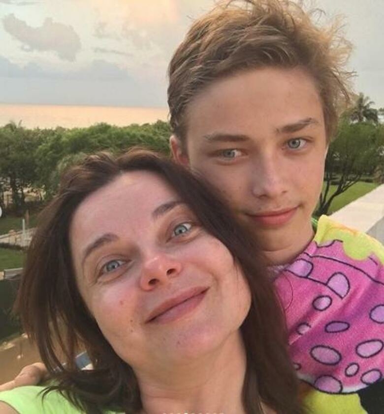 Наташа Королева и ее сын Архип