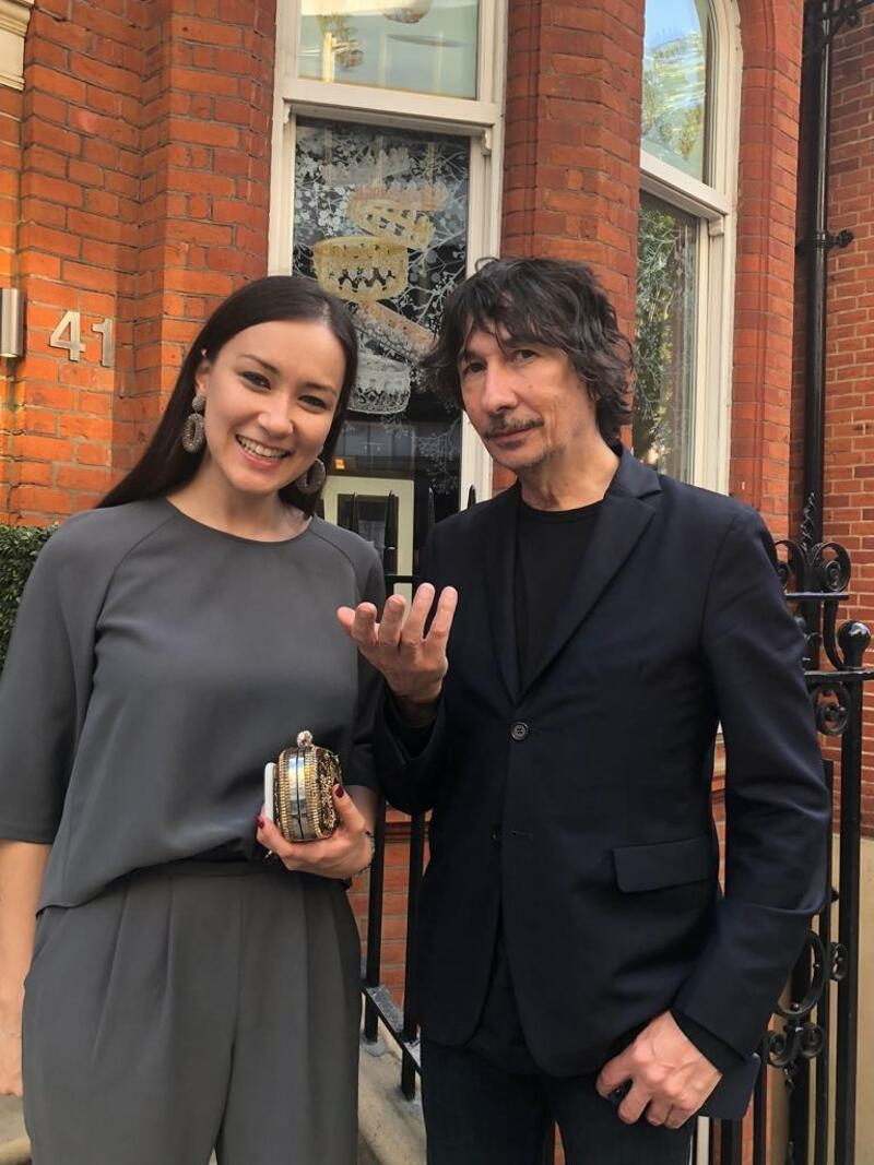 Байгали со старшей дочерью Камилой