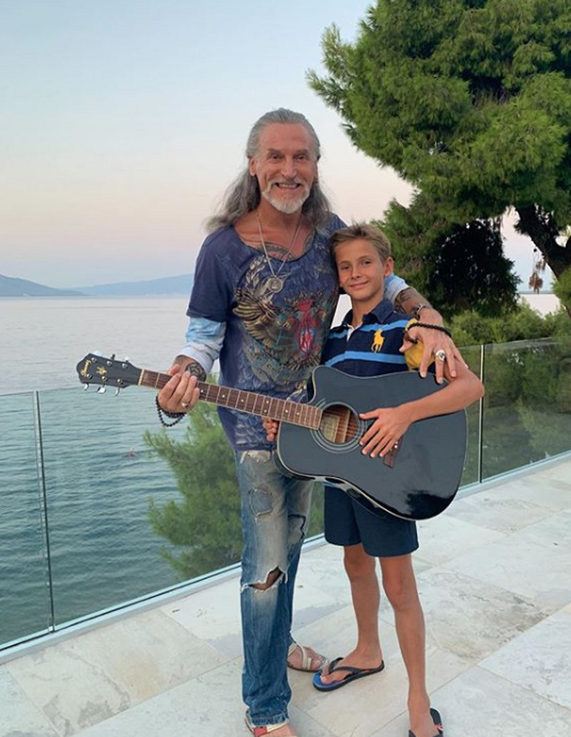 Никита Джигурда с сыном