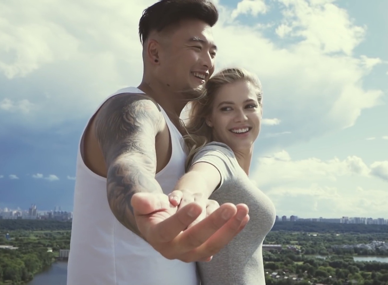 Анатолий Цой и Ева Канчельскис