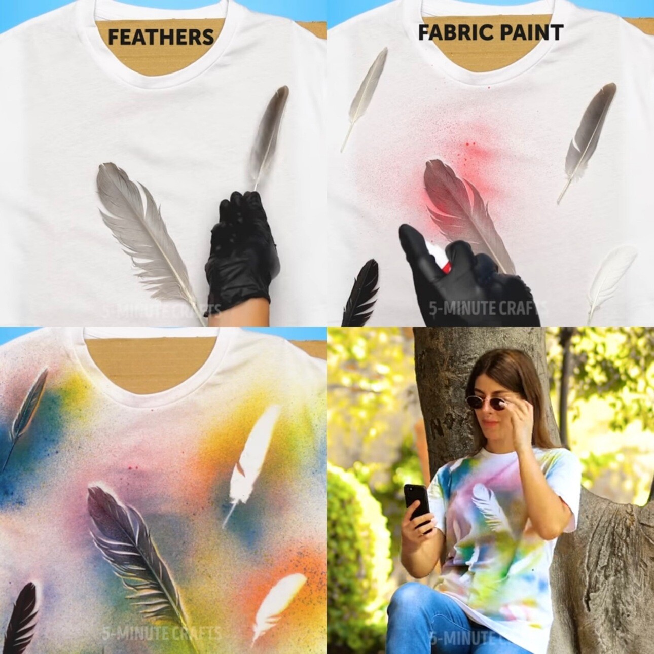 Краска спасет от пятен на светлой одежде