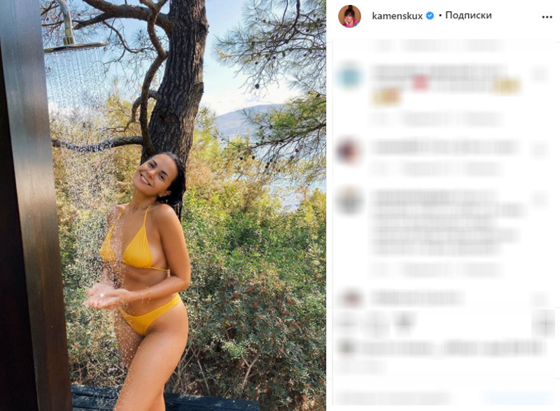 Настя Каменских в бикини