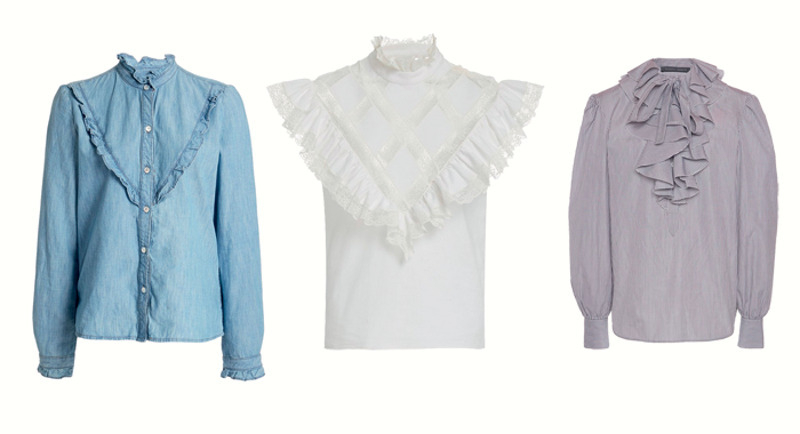 Блузки с рюшами сейчас очень актуальны