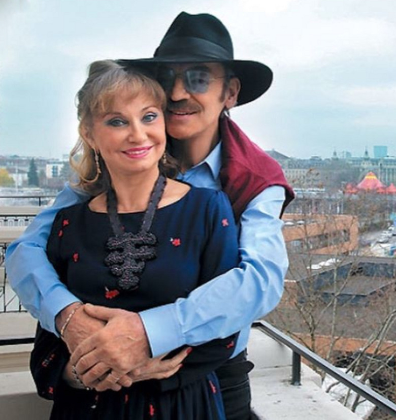 Михаил Боярский с женой