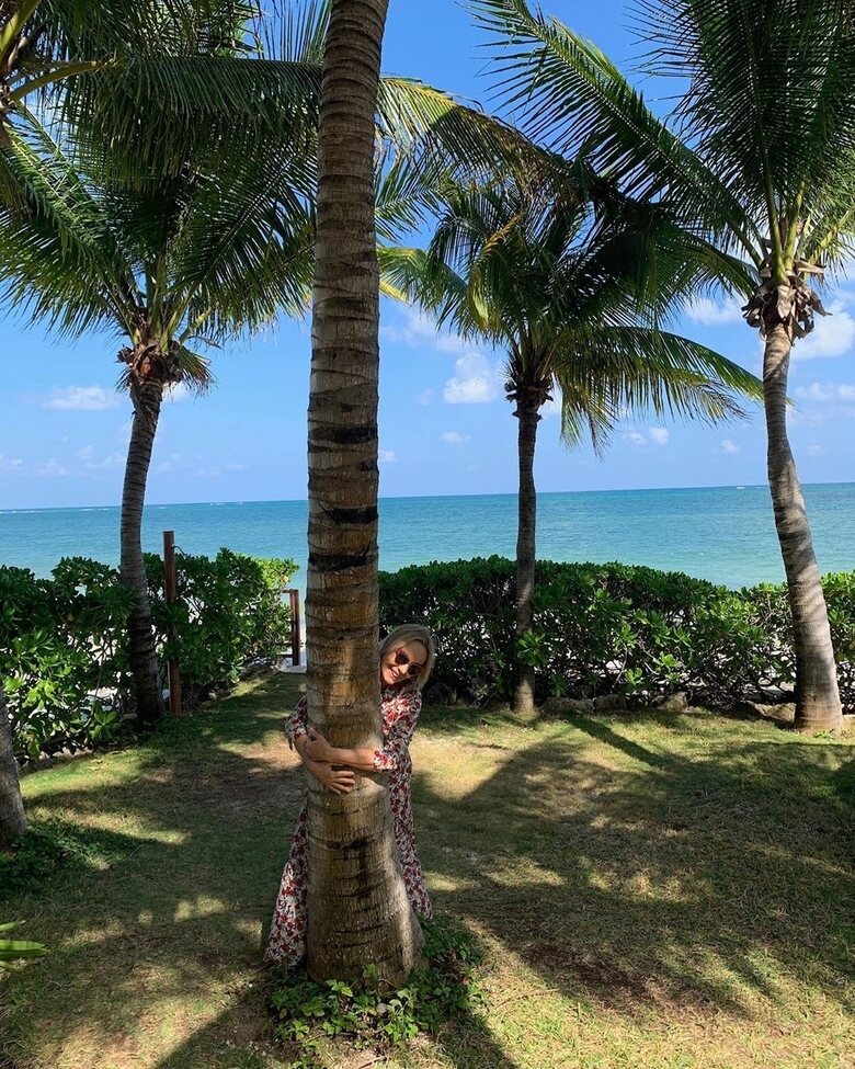 Наталья Андрейченко на своей вилле