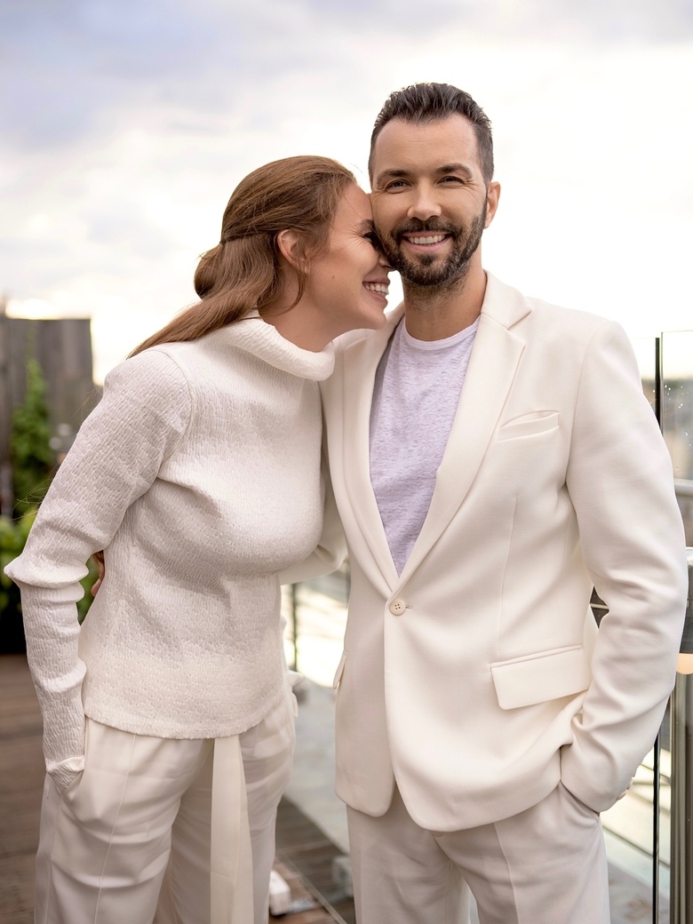 Денис Клявер с женой Ириной