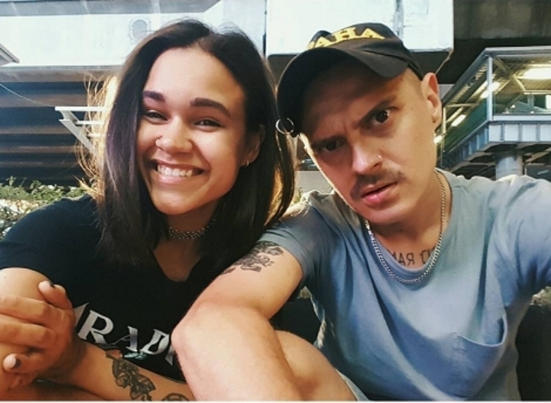 Илья Прусикин со своей женой Ириной Смелой