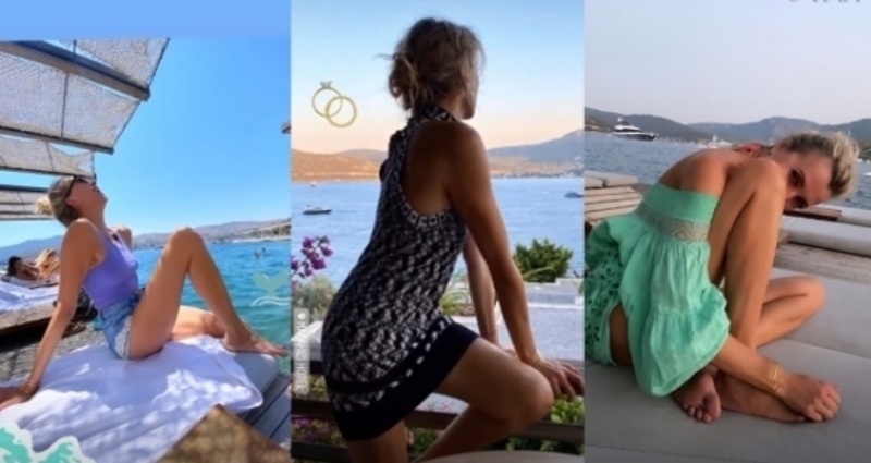 Бондарчук показала, как проводит медовый месяц в Турции с Харченко