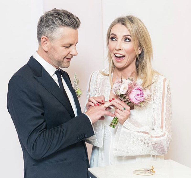 Светлана Бондарчук и Сергей Харченко расписались в Гагаринском ЗАГСе Москвы