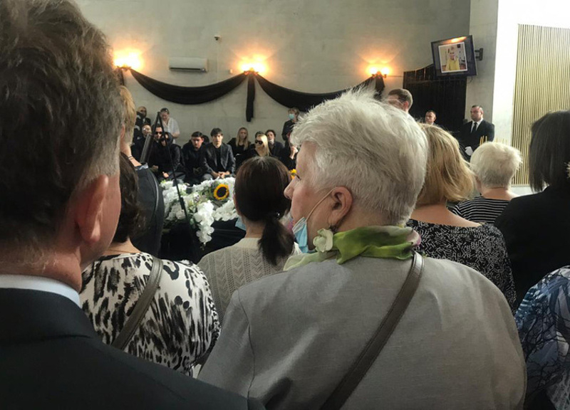 Церемония прощания с Валентиной Легкоступовой