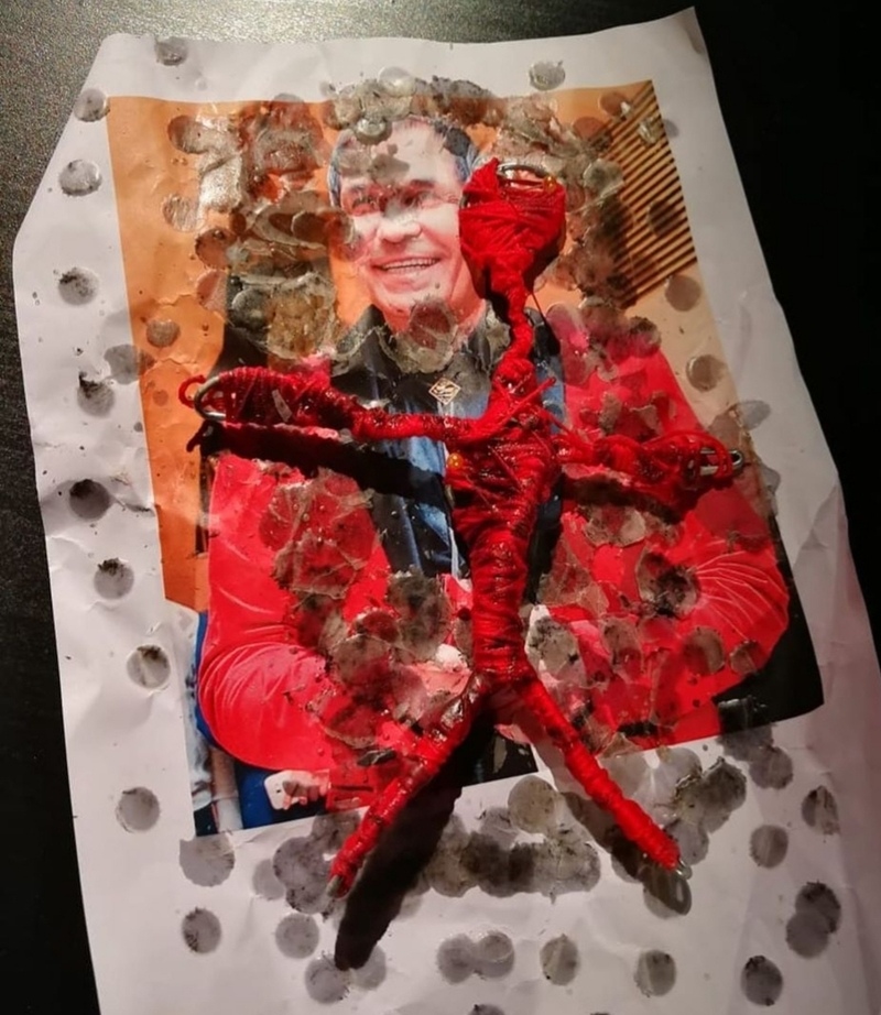 Кукла вуду, найденная под кроватью Бари Алибасова