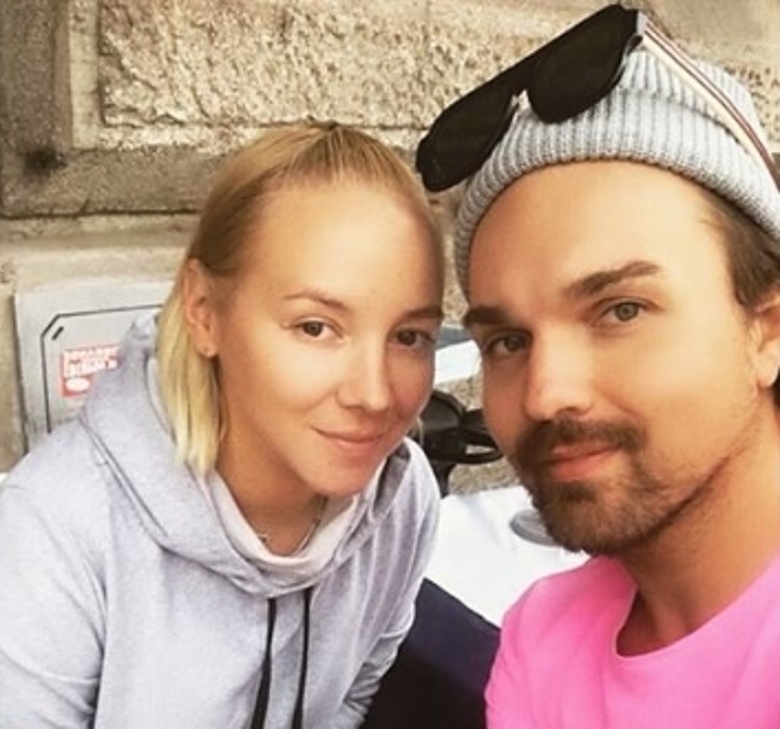 Александр Панайотов с женой