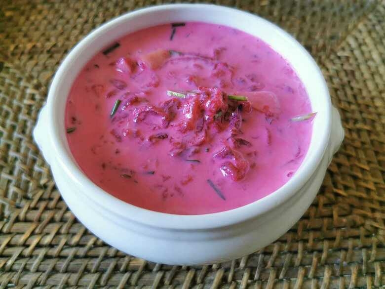 Готовим свекольник на кефире