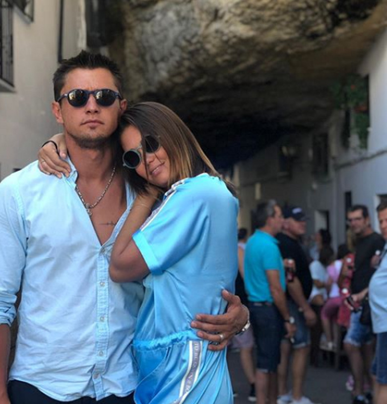 Агата Муцениеце и Павел Прилучный