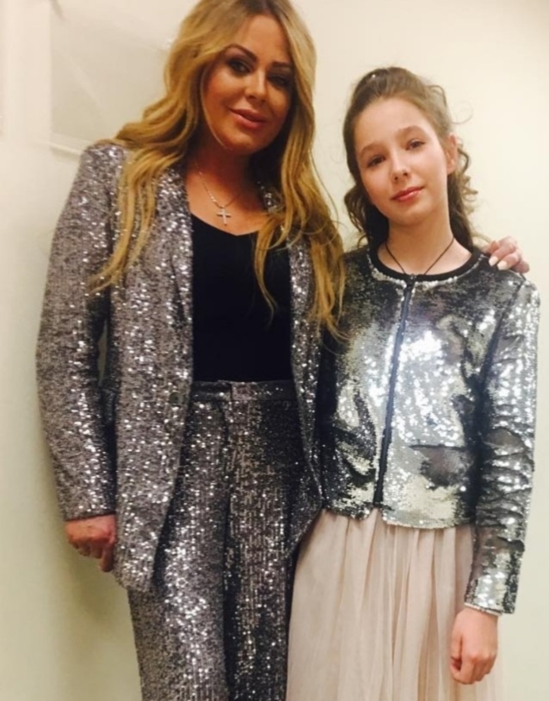 Юлия Началова с дочерью Верой