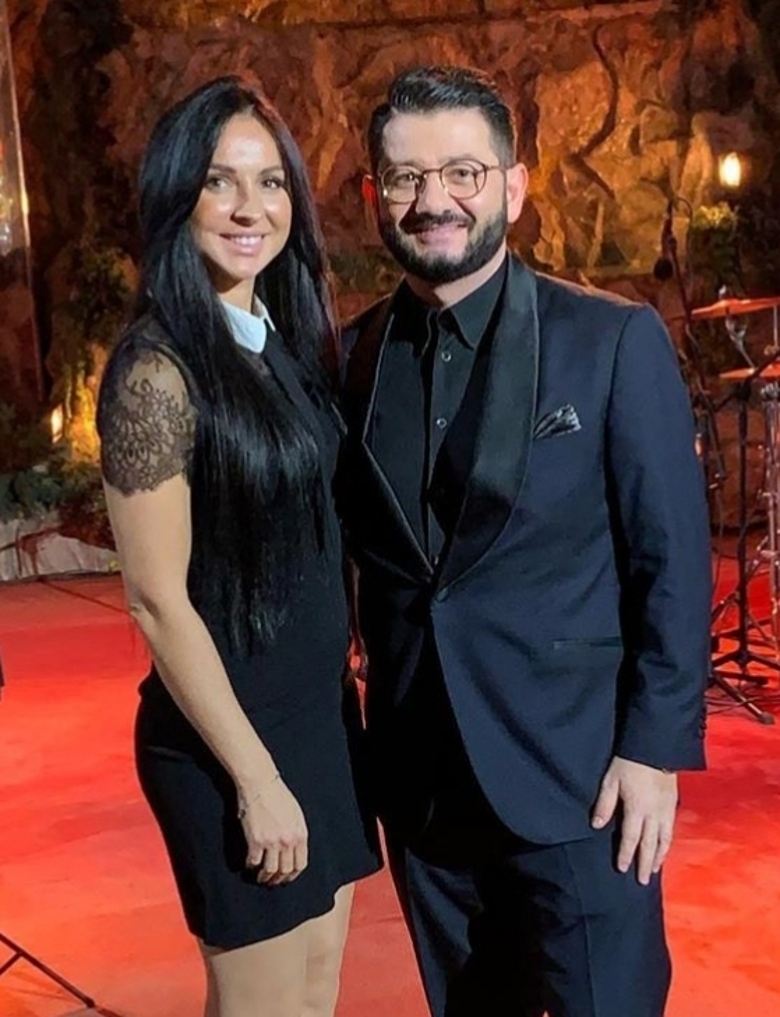 Михаил Галустян с женой Викторией