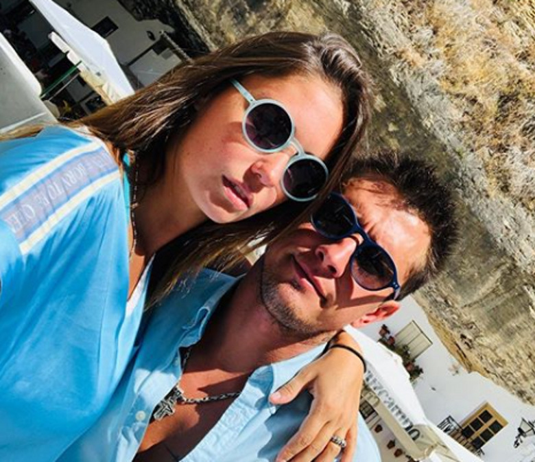 Павел Прилучный и Агата Муцениеце