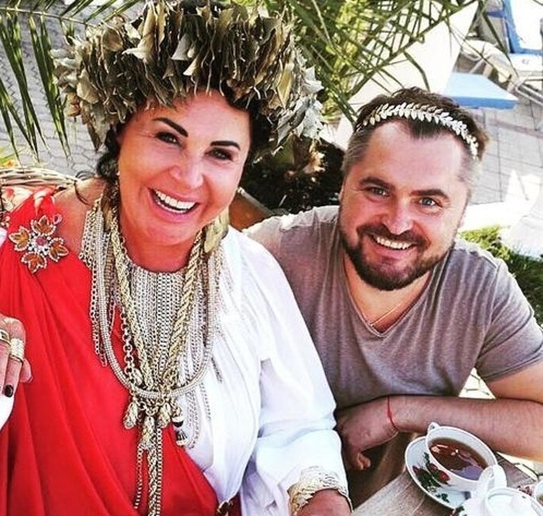 Надежда Бабкина с мужем Евгением Гором