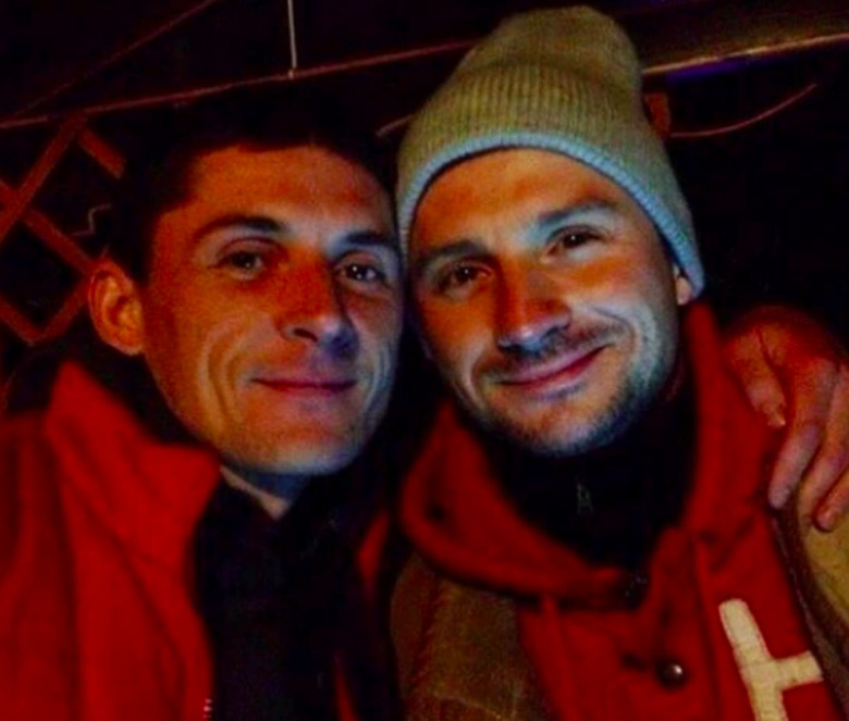 Сергей со своим старшим братом Павлом