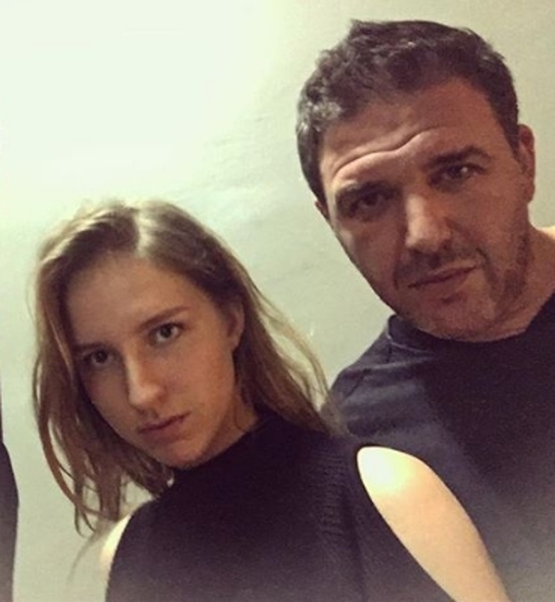 Максим Виторган с дочерью Полиной