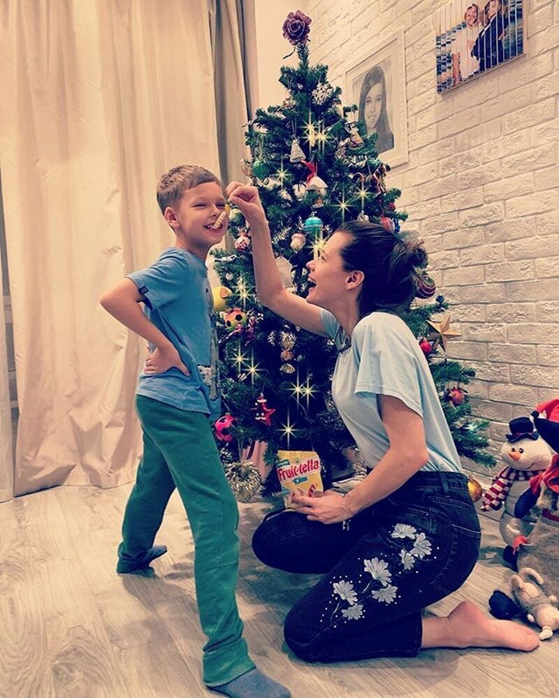 Сын актрисы растет настоящим модником