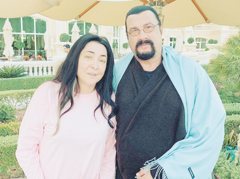 Лолита Милявская и Стивен Сигал