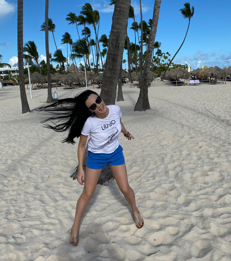 Саона славится и белыми песками