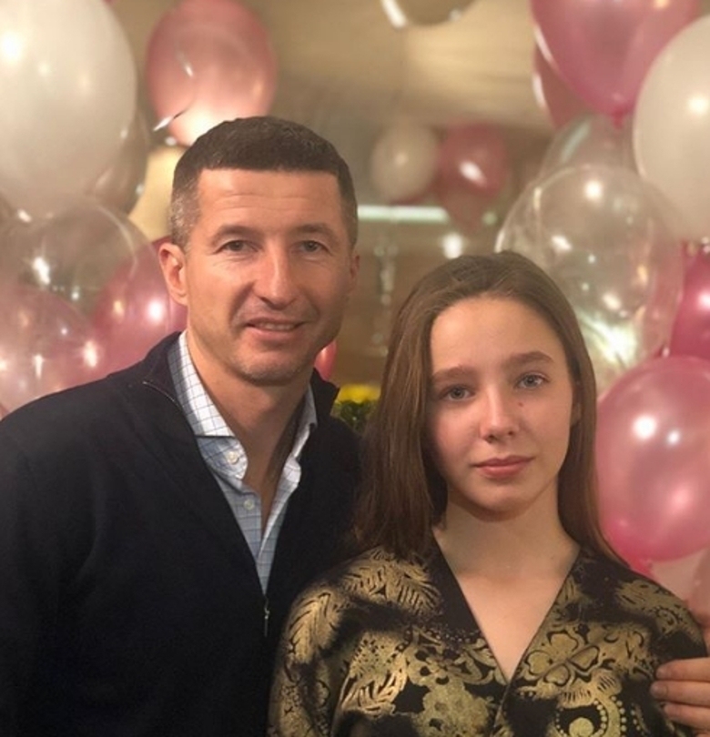 Евгений Алдонин с дочерью Верой
