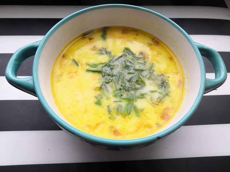 Финский суп «лохикейто» из лосося со сливками