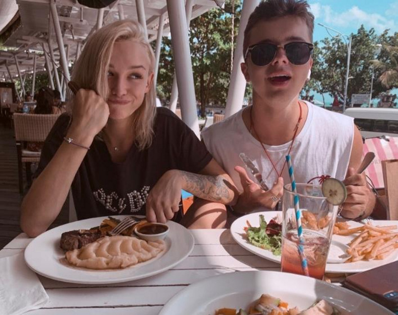 Диана Шурыгина и Денис Ребров