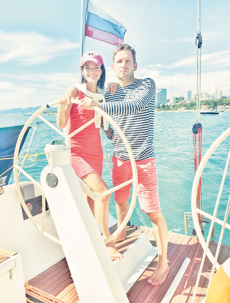 С супругом Дмитрием Пристансковым