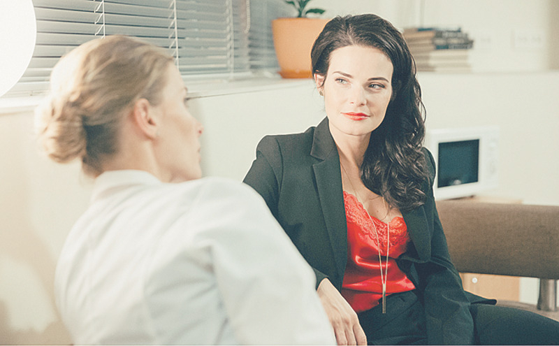 В сериале «Тест на беременность» Анна сыграла коварную карьеристку