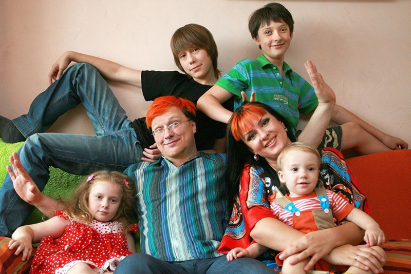 У артистов большая семья