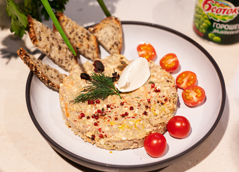 Салат "По-строгановски"