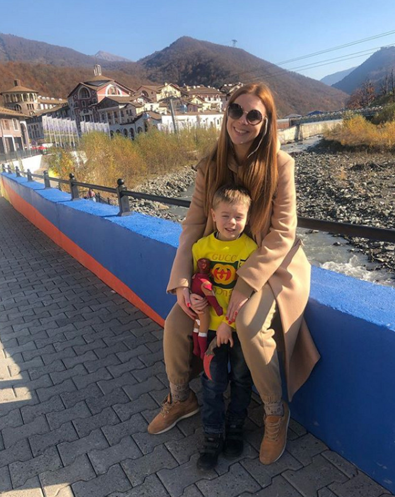 Наталья Подольская с сыном