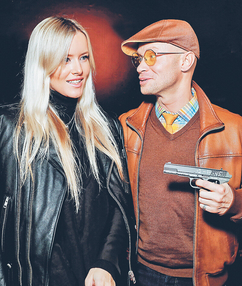 Митя Хрусталев с женой