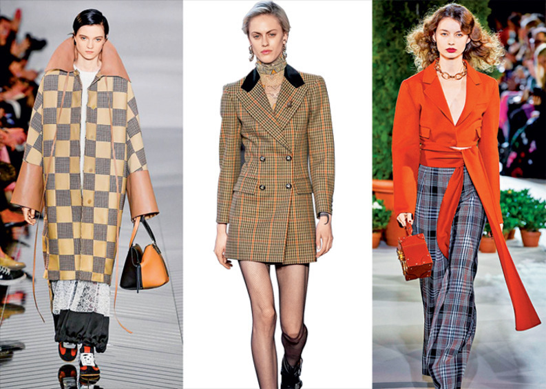 В этом сезоне правят бал клетка и яркие цвета