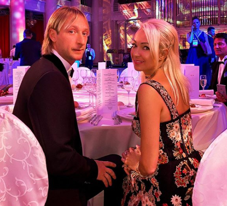 Евгений Плющенко и Яна Рудковская