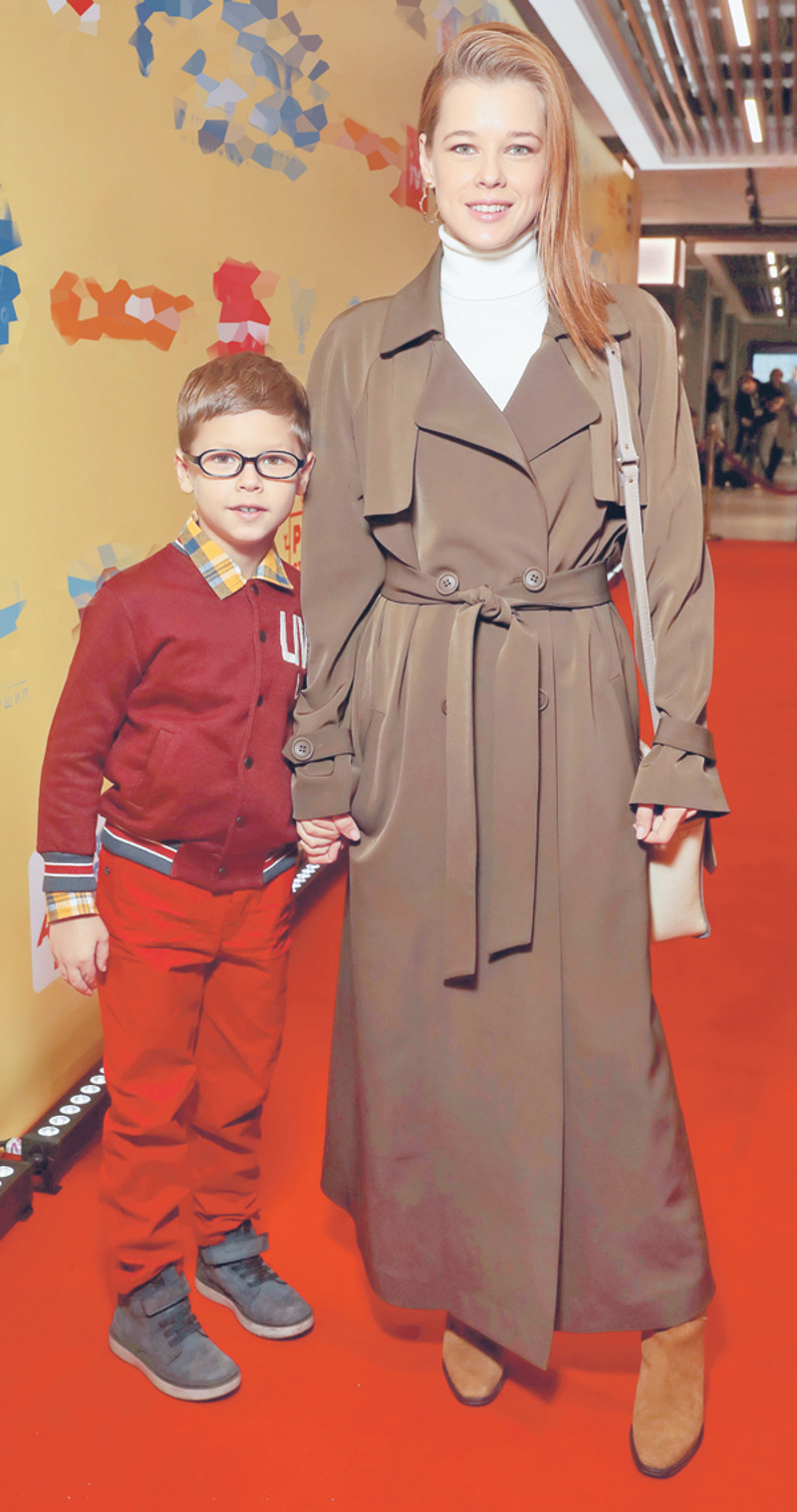 Екатерина Шпица с сыном